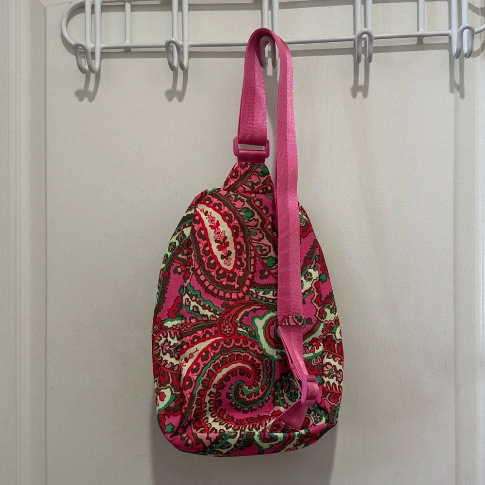VERA BRADLEY Essential Sling Backpack 50712–22012 Capri Pink $75 NWT